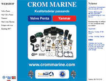 Tablet Screenshot of crommarine.com